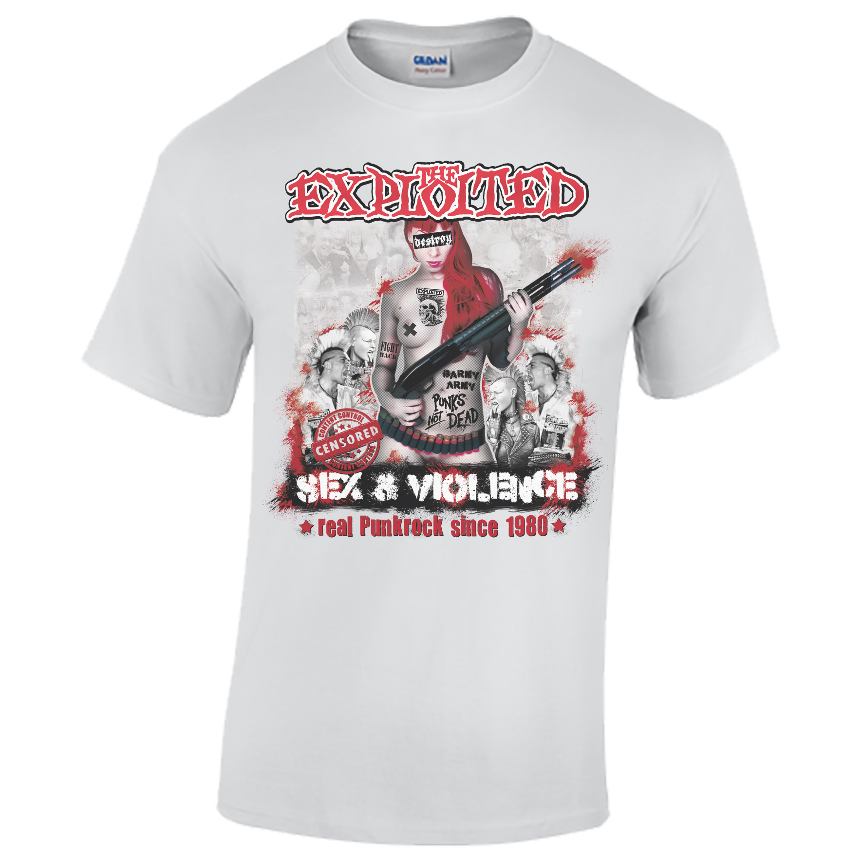 The Exploited - Sex & Violence [white]