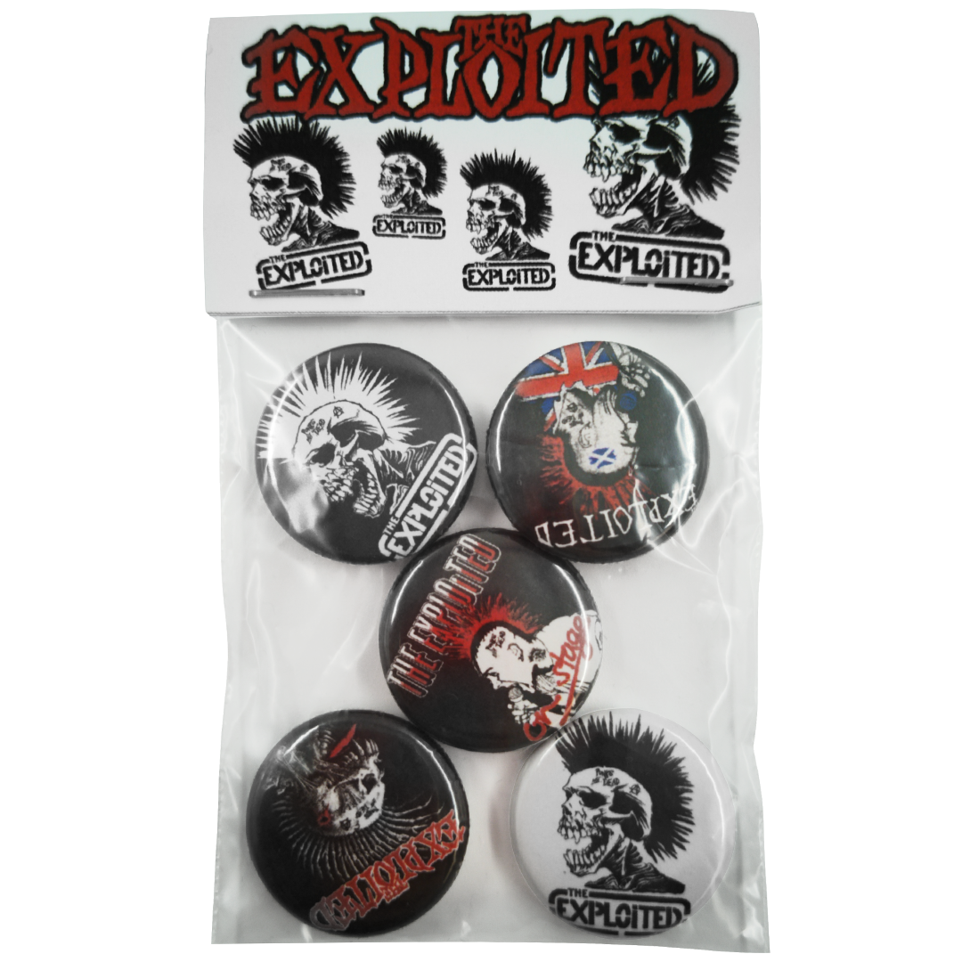 The Exploited - Button Set